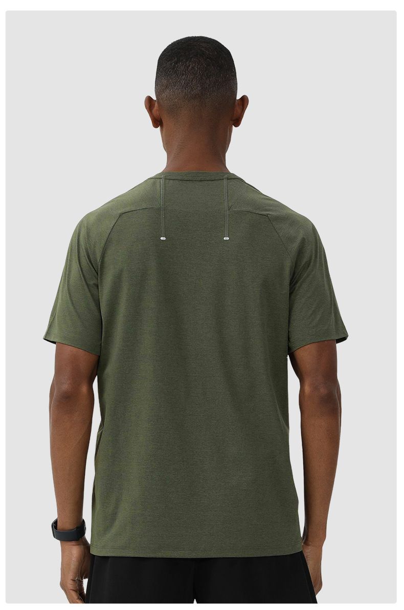 Spring And Summer European And American Quick-drying Men's Short-sleeved Breathable Sunscreen Sports Leisure Fitness Hiking Leisure Exercise T-shirt_voghion.com