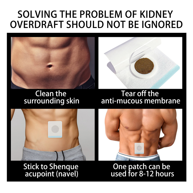South Moon Bellybutton Relieve Prostate Discomfort Male Body Care and Health Acupoint Patch_voghion.com