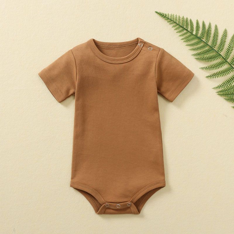 Kids' Clothing Baby Clothes Summer Short Sleeved Triangle Romper Crawling Clothes Baby Jumpsuit_voghion.com