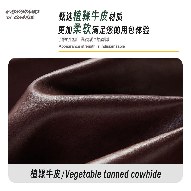 Genuine Leather For Women, Single Shoulder Crossbody Mini Lunch Box Simple Soft Cowhide Phone Bag, Travel Bag_voghion.com