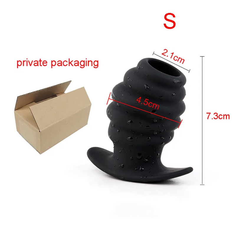 Hollow Con Tappo Speculum Clistere Dilatatore anale Butt Plug Massaggio prostatico Giocattoli adulti del sesso per le donne Uomini Gay Buttplug_voghion.com