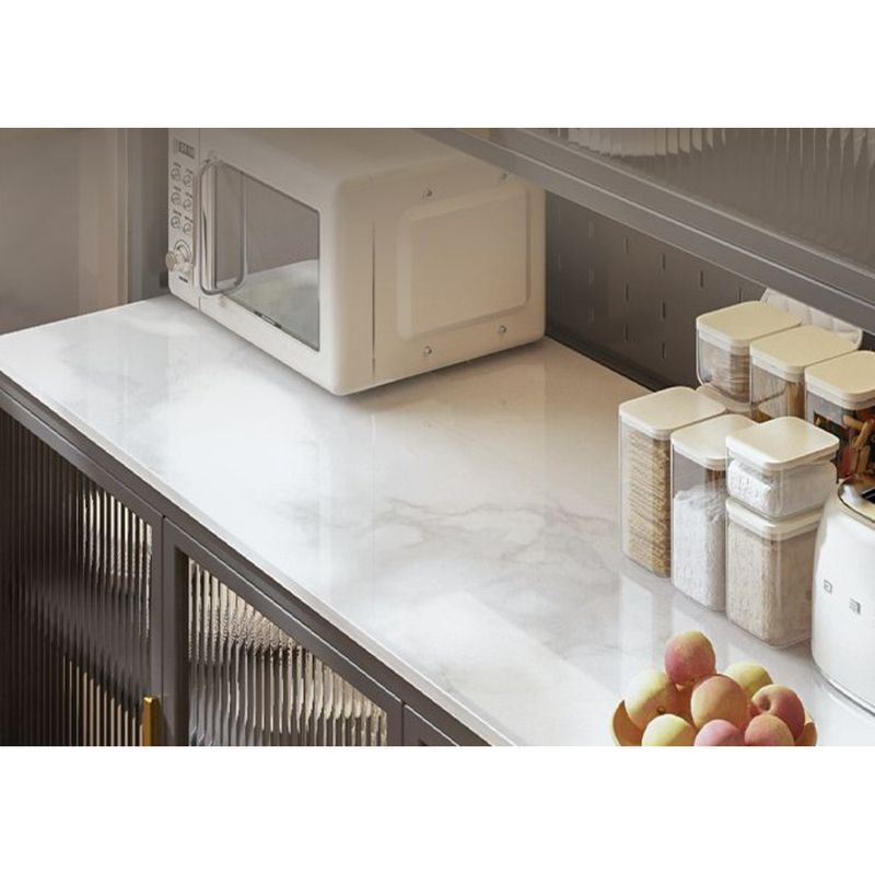 Yiwok Kitchen Rack Dustproof Sideboard Multifunctional Oven Rice Cooker Bowl And Chopsticks Storage Cabinet Movable_voghion.com
