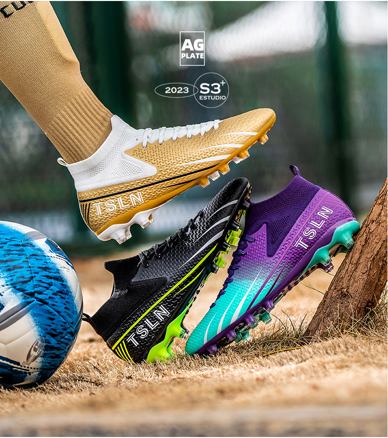 Ruiyou F888 Large Top Putian High Quality Craft Seamless TPU Football Shoes 35-_voghion.com