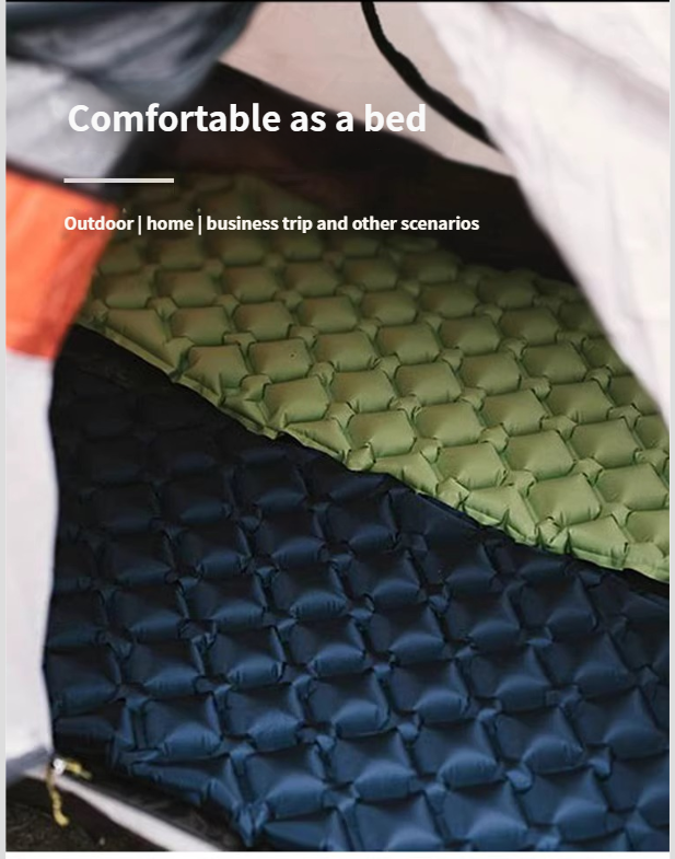 Equipment Scottu Ultra-Light Folding Inflatable Outdoor Tent Sleeping Single Person Camping Moisture-Proof Mat_voghion.com
