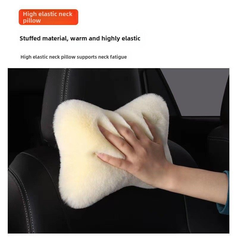 Wholesale car plush headrest waist support a pair of car neck pillow car waist support waist support rabbit plush car waist support_voghion.com