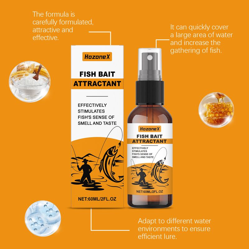 HozoneX Süßer Köder, tragbarer Vorratsbehälter, Graskarpfen, Wildfisch-Lockstoff_voghion.com