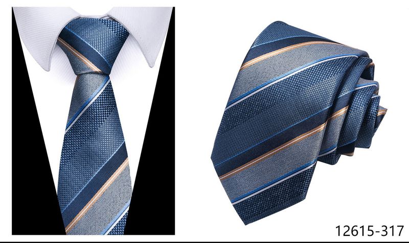Herren-Krawatten und Taschentücher, modischer, heiß verkaufter 8-cm-Krawatten-Casual-Business-Vielseitiger Hersteller von Polyester-Seidenkrawatten_voghion.com