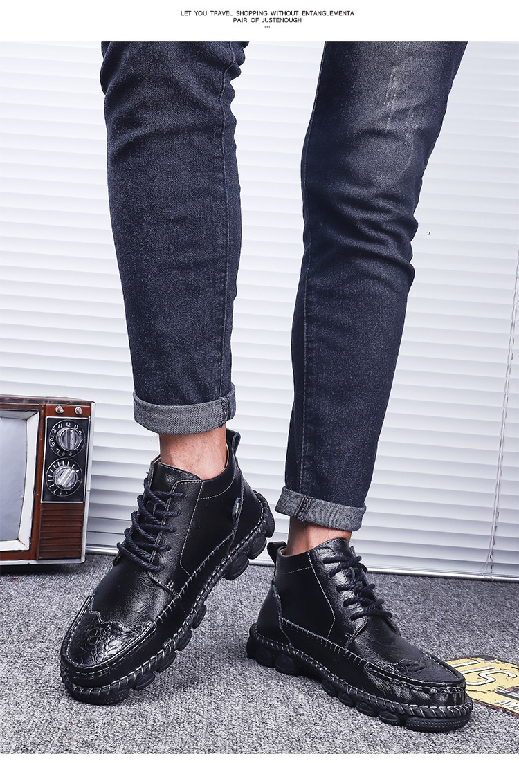 Cowboy Boots Desert Boots Rubber Waterproof Elegant Western Flat Low Heel Pointed Toe Zipper Slip-On Sports Footwear_voghion.com