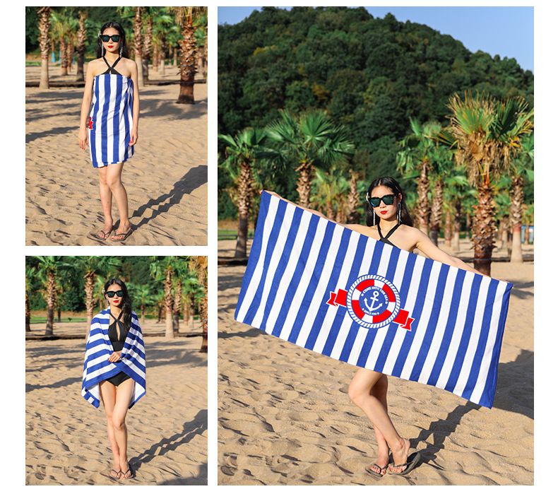 Nuovo telo mare in fibra ultrafine, telo sportivo assorbente, stampa attiva, telo mare ad asciugatura rapida per adulti_voghion.com