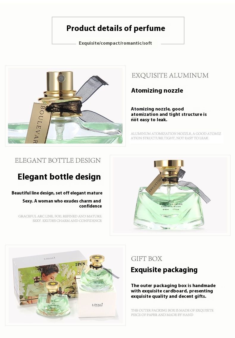 New Hot Perfume Night Jasmine Perfume Ladies European And American Students Clear, Natural And Durable Eau De Toilette 50ml Perfume_voghion.com