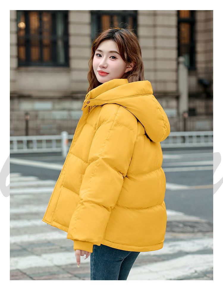 Nuovo studente giacca corta in piumino edizione coreana 2024 cappotto da donna in cotone invernale spesso e largo_voghion.com