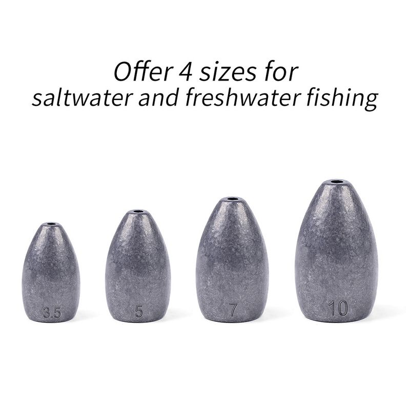 Texas Free Group Bullet Head Fishing Anti-Hook Bottom Lead Sinker Lure Accessories_voghion.com