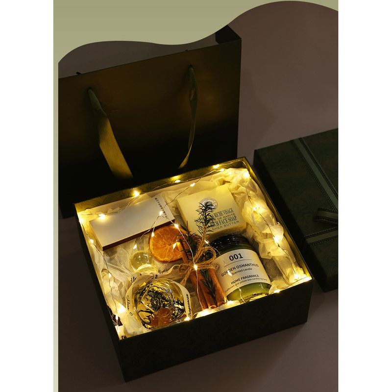 Aromatherapy Candle Bedroom Girl Fragrance Niche Premium Birthday Romantic Companion Gift Set Box_voghion.com
