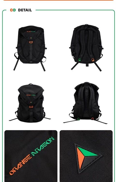 Shield Mark Outdoor Functional Sports Nylon Waterproof Schoolbag_voghion.com