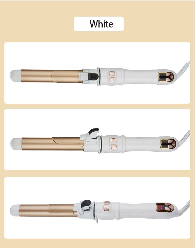fully automatic rotating electric curling iron automatic curling iron large curling iron large wave curling hair_voghion.com