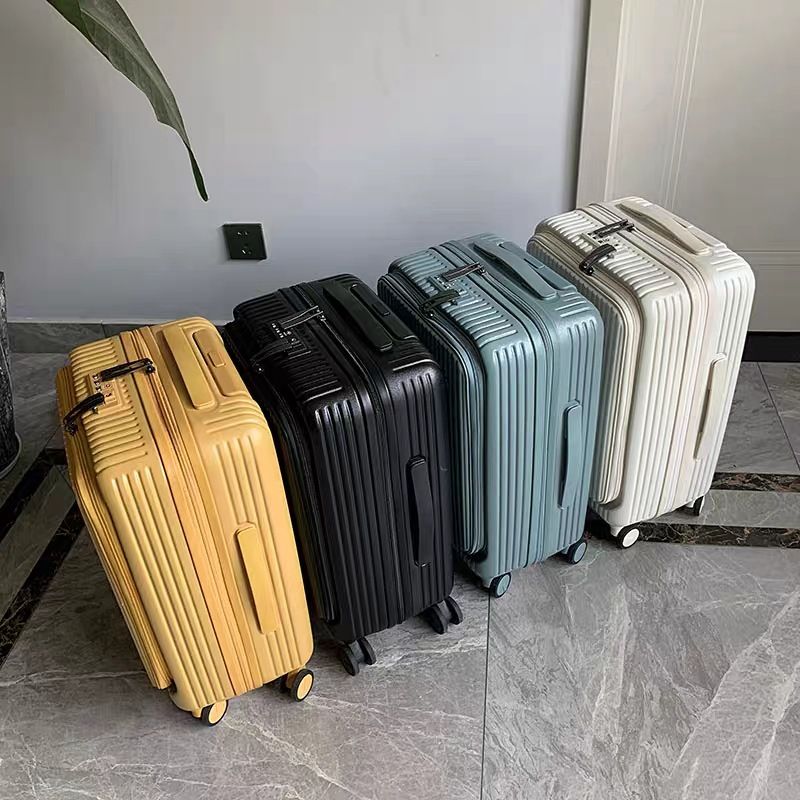 Valigia con apertura frontale da 20 pollici per donna, espandibile, da viaggio ..._voghion.com