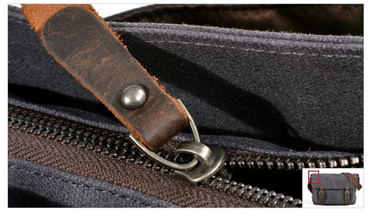 Men's Canvas Waterproof Crossbody Shoulder Bag 2025 Fall/Winter New Arrival_voghion.com