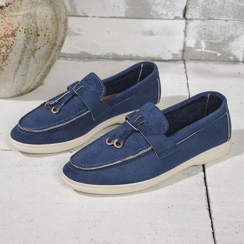 SHLIANG Mocassini da donna in pelle scamosciata Scarpe da donna casual Primavera Autunno Moda Mocassini da donna con suola in gomma Scarpe comode Y0190_voghion.com