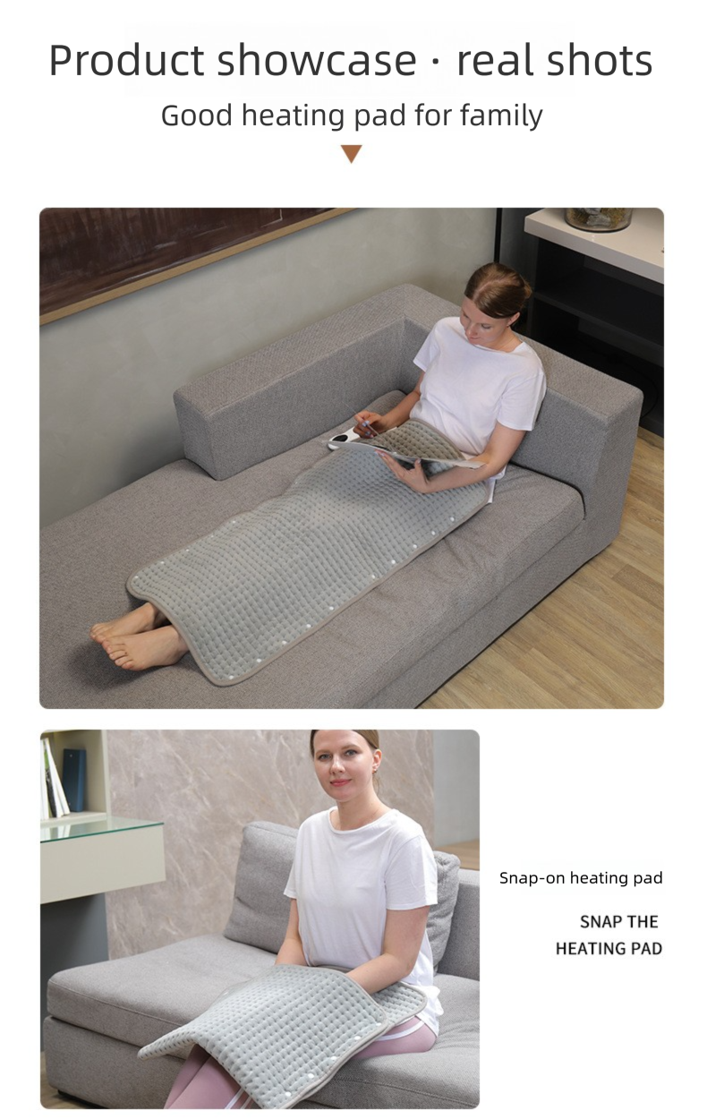 Multifunctional Therapy Heating Pad, Intelligent Temperature Control Body Warmer, Electric Blanket_voghion.com