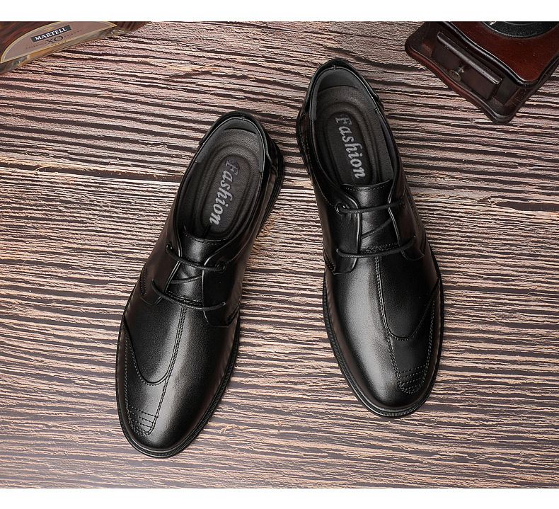 Hochwertige Lederschuhe für Herren, Freizeitschuhe für Herren, weiche Überschuhe_voghion.com