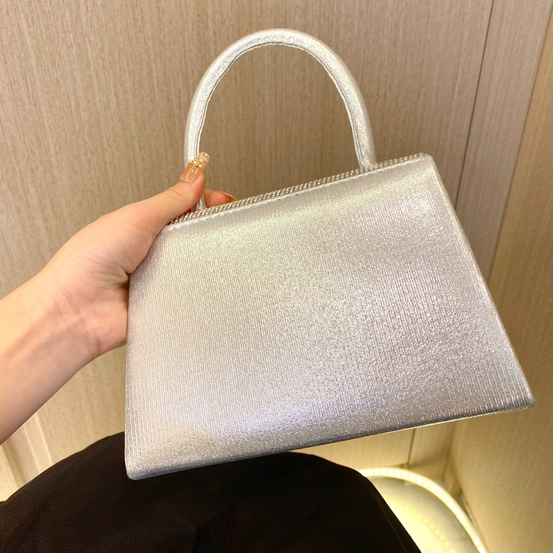 Women's Evening Bags Handbag Silver Bag Rhinestone Bag Bar Party Party Evening Bag Birthday Wedding Party Dinner Bag_voghion.com