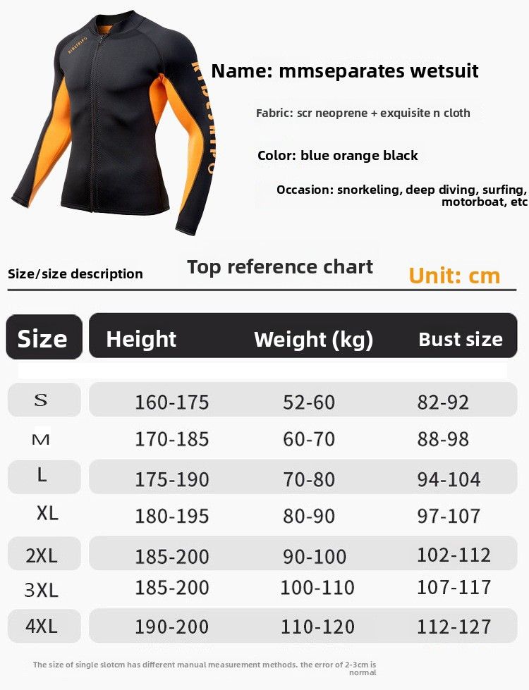 Combinaison de plongée en apnée deux pièces 2/3 mm, haut à manches longues et pantalon de plongée profonde pour hommes et femmes_voghion.com