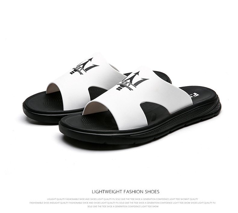 Nya sommartofflor Herr S Koreansk version av trenden Utomhuskläder Flip Flops Casual Strandskor Mode inomhus Cool_voghion.com