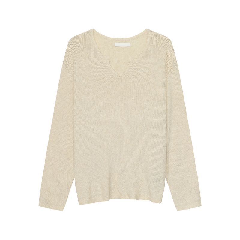 MTLCLOTHES Men's Clothing|Korean Version Ins Fashion Irregular Collar 272g Lazy Style Casual Knitted Sweater Top_voghion.com