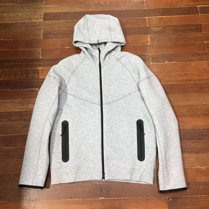 Felpa con cappuccio da uomo con cerniera laterale e cappuccio sportivo casual bicolore primavera e autunno 2024 922_voghion.com