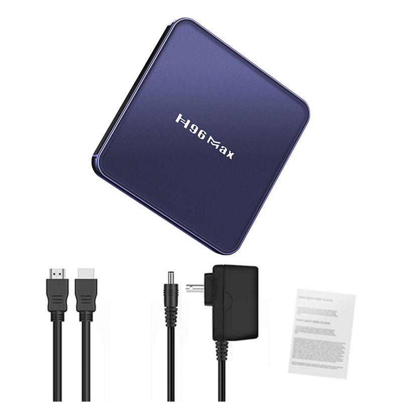 Hitech 1 Set H96 MAX V12 Smart TV-Box Dwuzakresowa obsługa kompatybilna z WIFi 4K HD_voghion.com
