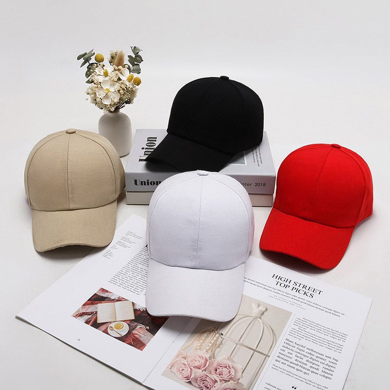 Klassischer einfarbiger Baseball für Erwachsene, bunt, für Männer und Frauen, leichte Platte, Entenzunge, Kappe, Werbung, Hutdruck_voghion.com