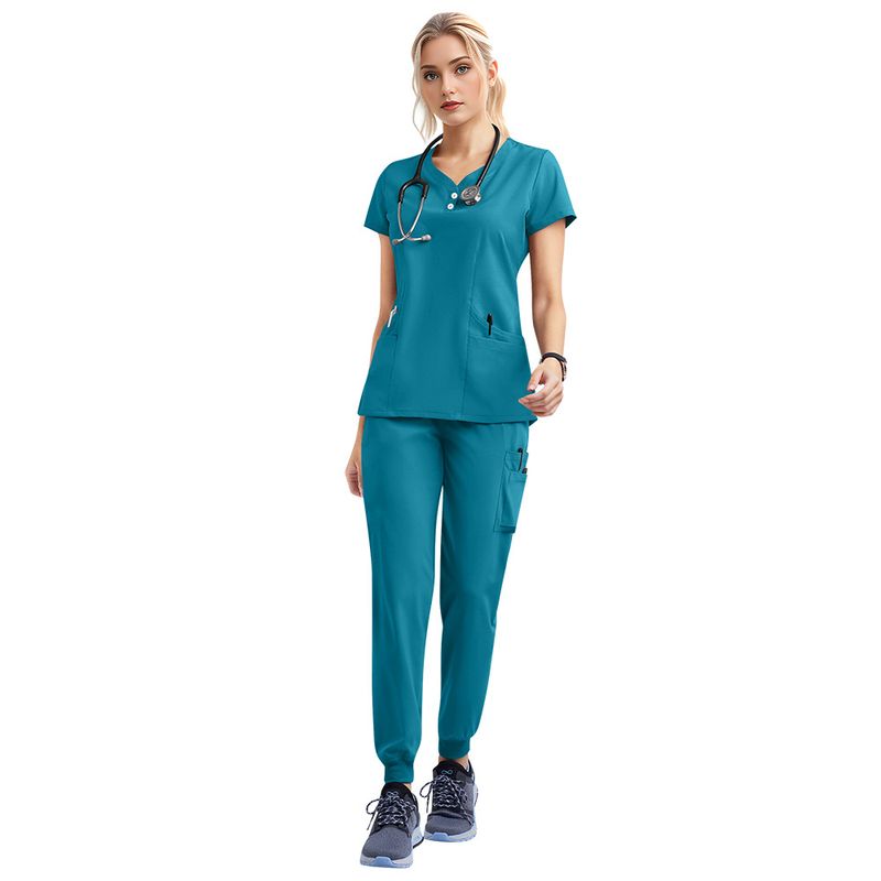 Prezzo all'ingrosso medico infermiere camici set uniformi mediche donne jogger set accessori ospedalieri sala operatoria abbigliamento da lavoro chirurgico_voghion.com
