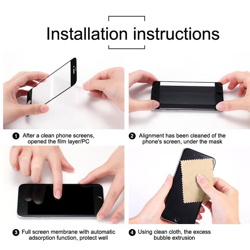1PCS For Samsung Galaxy A01 Glass Screen Protector Full Glue Film For Samsung A01 Tempered Glass For Samsung Galaxy A01 Glass_voghion.com