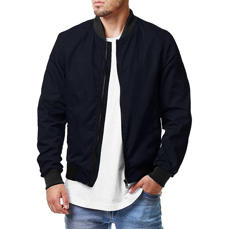 Suitable For All Seasons New Bomber Spring Autumn Casual Trendy Plus Size Men's Zipper Jacket 5XL_voghion.com