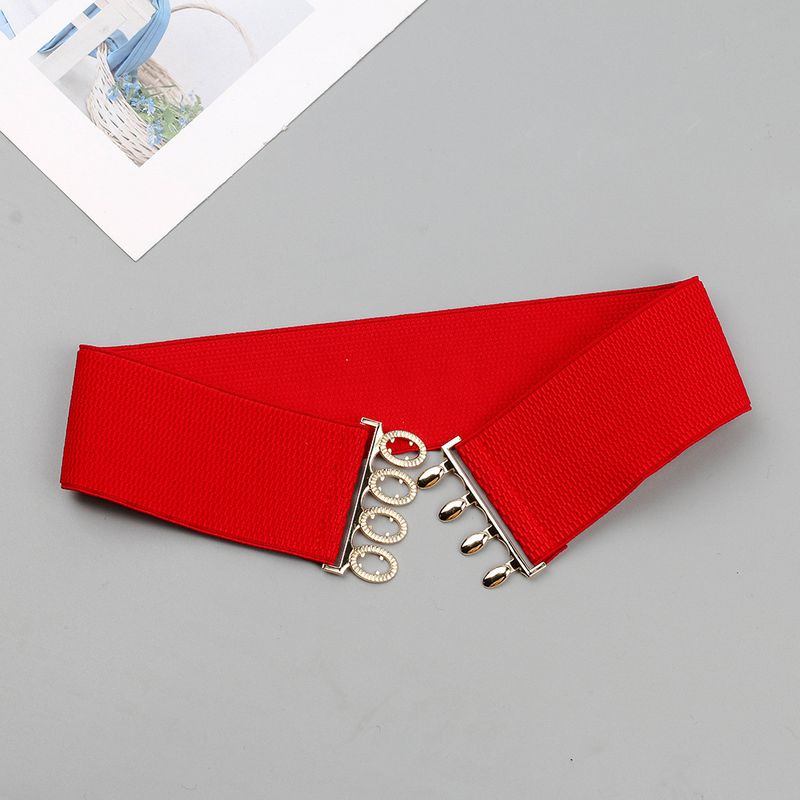 Unisex Elastic elastic Belt Accessories Belt Simple wide waist cover decorative dress accessories waist_voghion.com