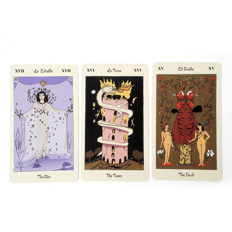 Unisex taropakk Tarokaardid Piiriülesed tooted Klassikaline kelneriõppe tõlgendus sisaldab tarot_voghion.com