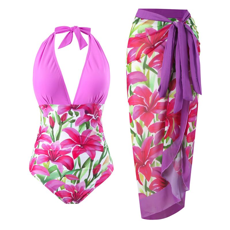 Maillot de bain une pièce pour femme, ensemble de maillot de bain sexy et amincissant en mousseline de soie_voghion.com