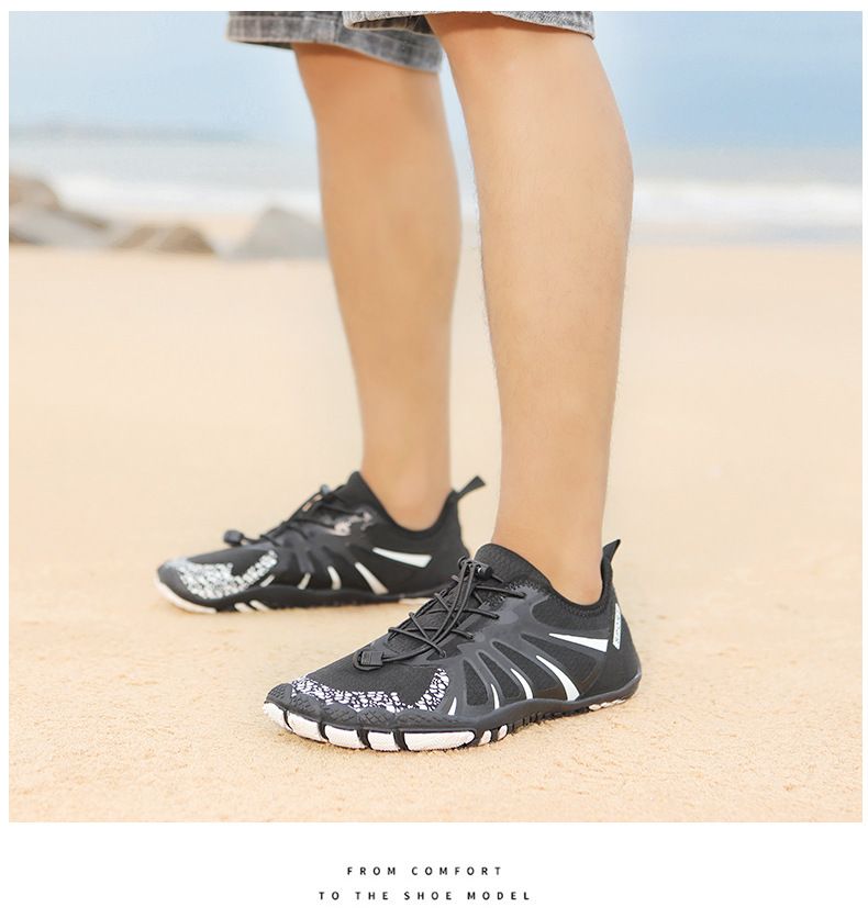 Scarpe da acqua unisex ad asciugatura rapida per trail running ed escursionismo - Suola in gomma antiscivolo con tomaia in mesh traspirante | Intersuola in EVA leggera_voghion.com