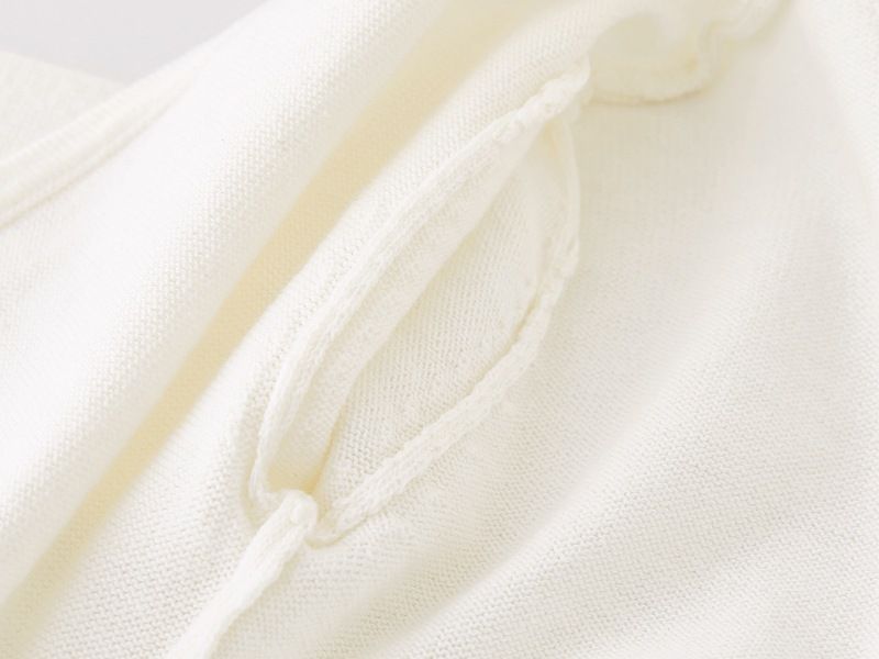 Cardigan in maglia per bambine – Maglia leggera a maniche lunghe con bottone singolo per primavera ed estate (2-12 anni, bianco, versatile capo da indossare a strati)_voghion.com