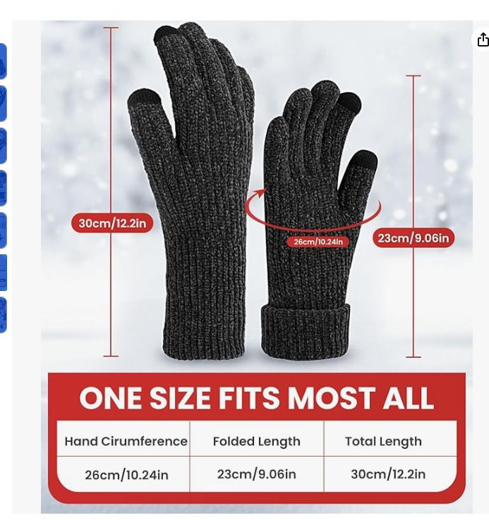 Double-Layer Thickened Autumn And Winter Touchscreen Fleece Chenille Outdoor Cycling Warm Two-Layer_voghion.com