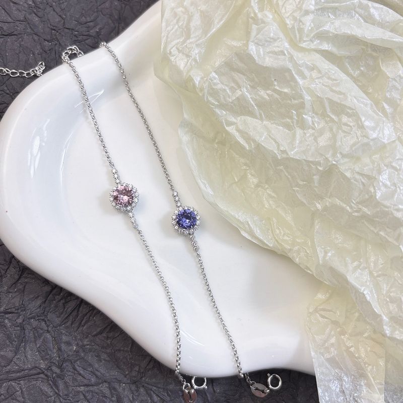 Bracciale in argento con cielo stellato, pietra grande e piccola, moissanite, per donna, colore D, 1 carato, gioielli da trasmissione in diretta_voghion.com