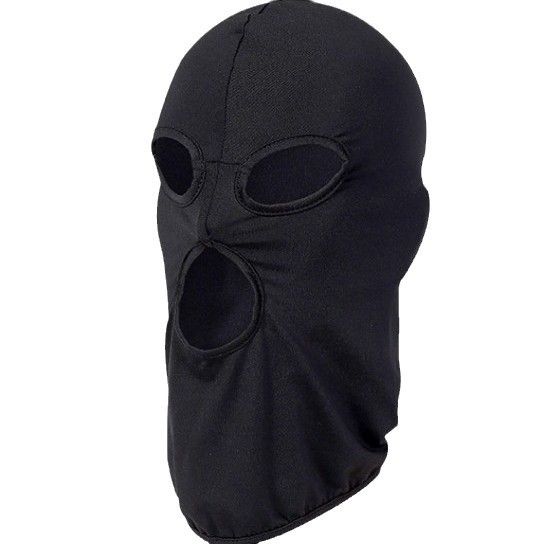 LazyZoom Summer 2-Hole 3-Hole Sports Riding Windproof Mask Motorcycle Face Cover Breathable Liner Cap Helmet Inner Village_voghion.com