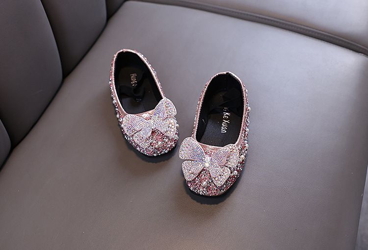Neu Dame Baby Mädchen Mädchen Prinzessin Diamant Einzelnen Schuh Schuhe Dance_voghion.com