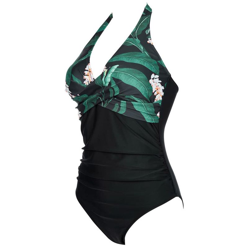 Maillot de bain sexy à lacets et dos nu multicolore, nouvelle collection 2024_voghion.com