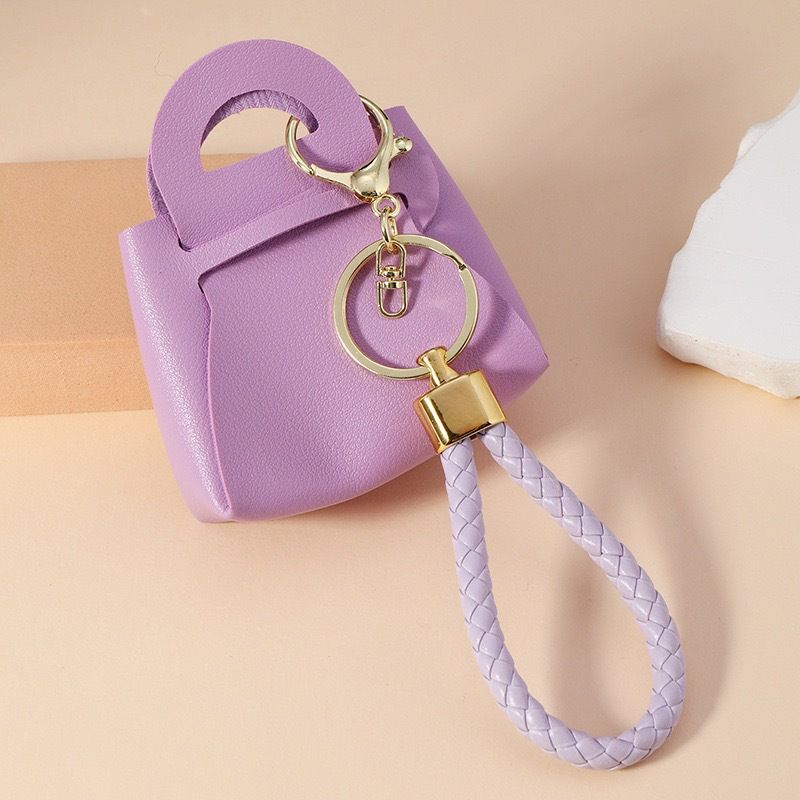 Multi-color Keychain, Change Bag, Hanging Bag, Trinkets, Earphones, Rings, Stud Earrings, Storage Bag._voghion.com