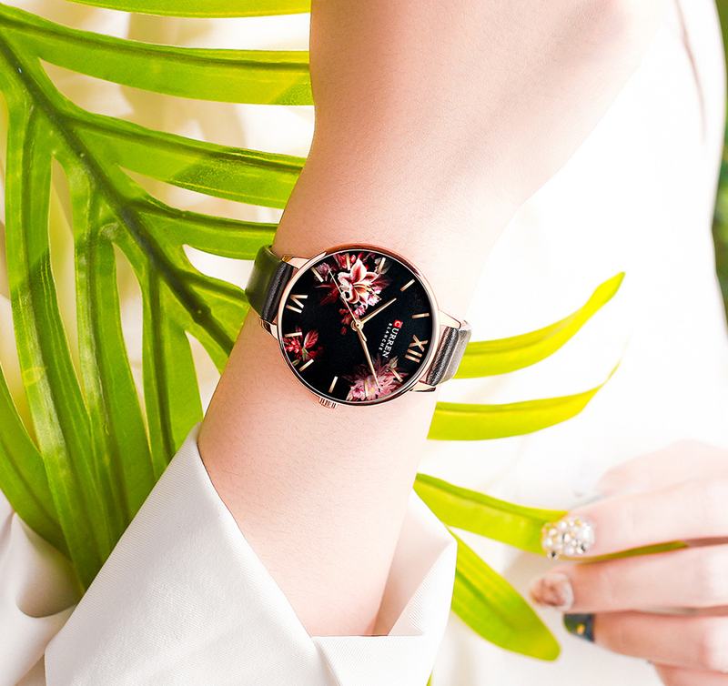 Curren/Carryon 9059 Gürtel wasserdicht Quarz Mode Casual Damenuhr_voghion.com