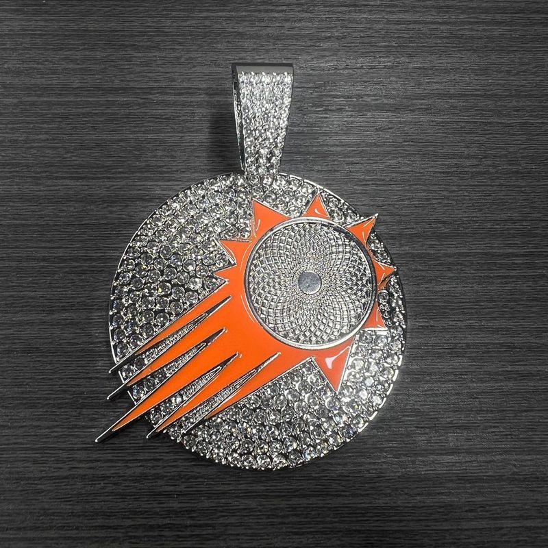 Collana con ciondolo in lega di diamanti, fai da te, stile hip hop, con ritenzione del colore, accessori per donne_voghion.com