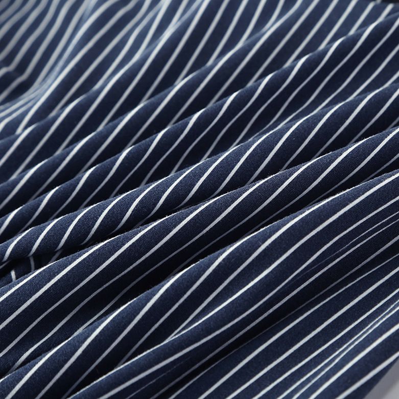 Lenjerie intimă pentru bărbați, boxeri lungi pentru bărbați, pantaloni scurți boxer, dungi, stil nou la modă_voghion.com