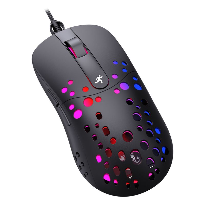 Lach RGB Glow Makro Programméierung Spillmaus 6-Knäppercher fir Luuchten auszeschalten Verschidde verkabelt Mausen_voghion.com