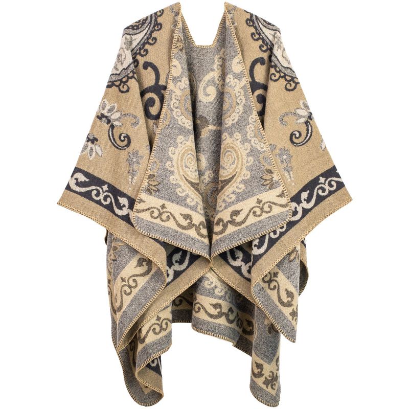 New Ethic Shawl Tassel Travel Warm Scarf_voghion.com